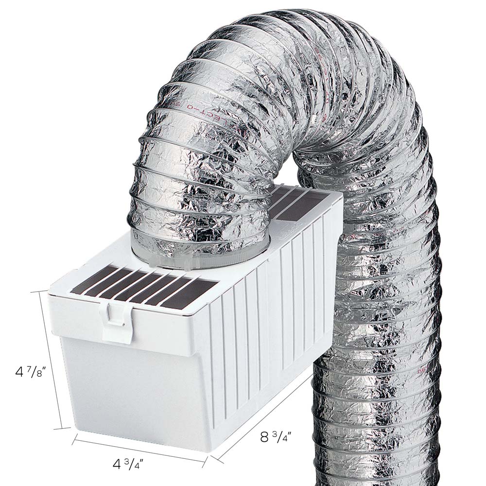 Indoor Dryer Vent Lint Trap Kit Deflecto