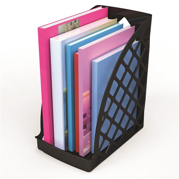 Sustainable Office® Jumbo Magazine File - Black - Deflecto